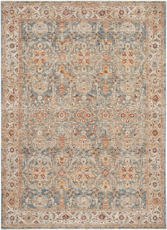 Nourison Sahar 9'3" x 12'7" Blue Persian Indoor Rug