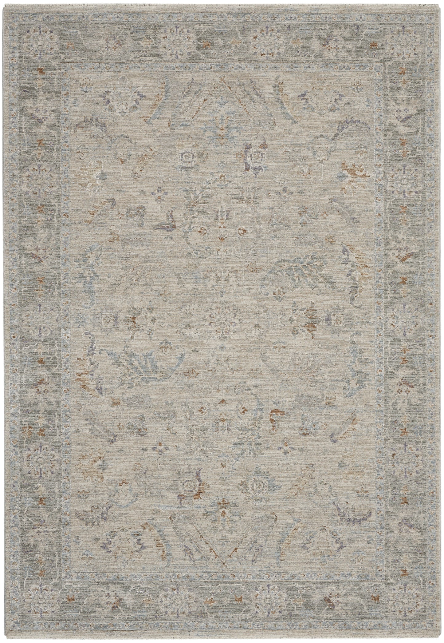 Nourison Infinite 3'11" x 5'11" Lt Grey Vintage Indoor Rug