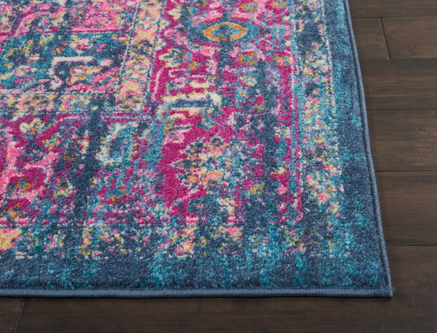 Nourison Passion 6'7" x 9'6" Blue Bohemian Indoor Rug