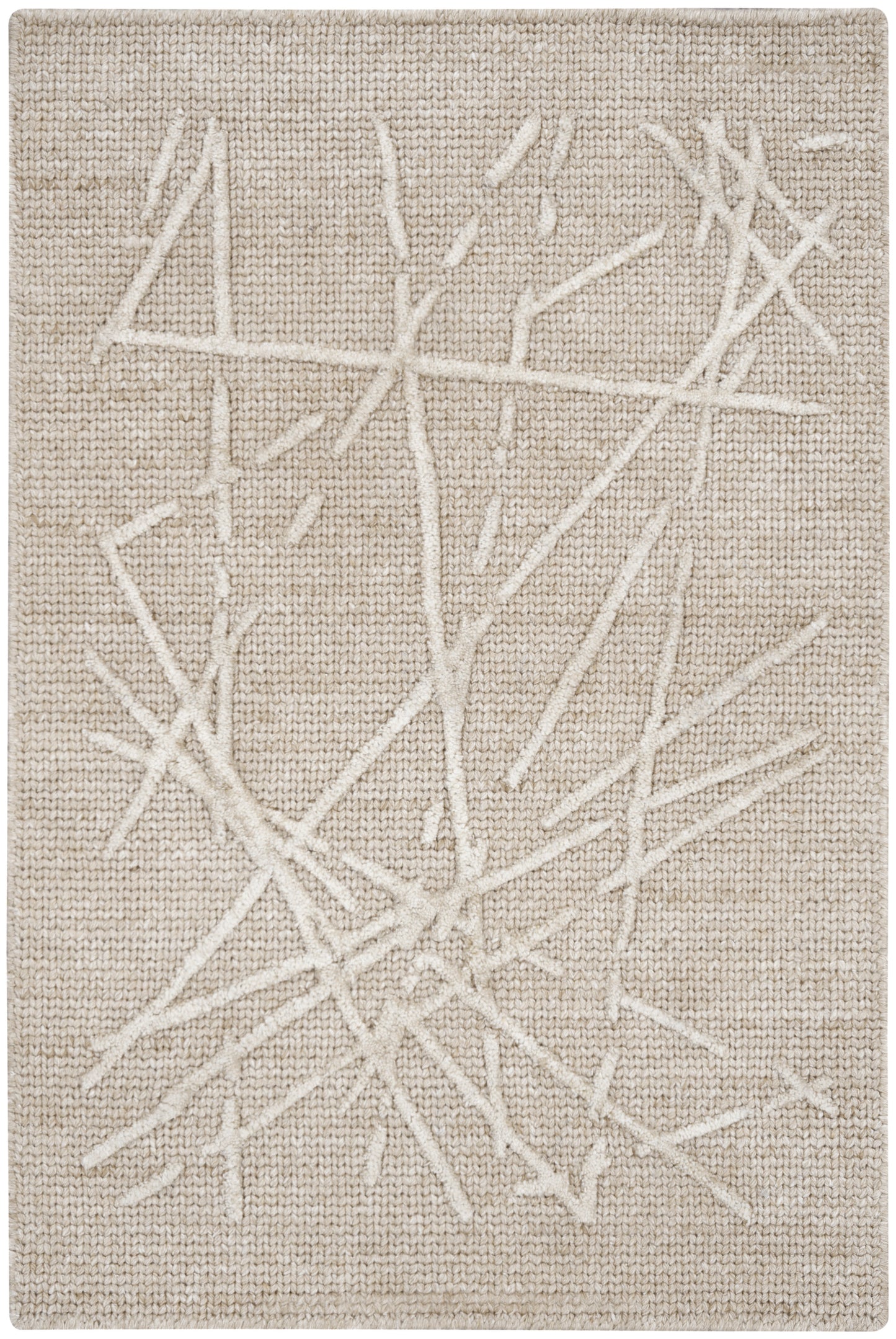 Calvin Klein CK044 Wander 2' x 3' Taupe Modern Indoor Rug