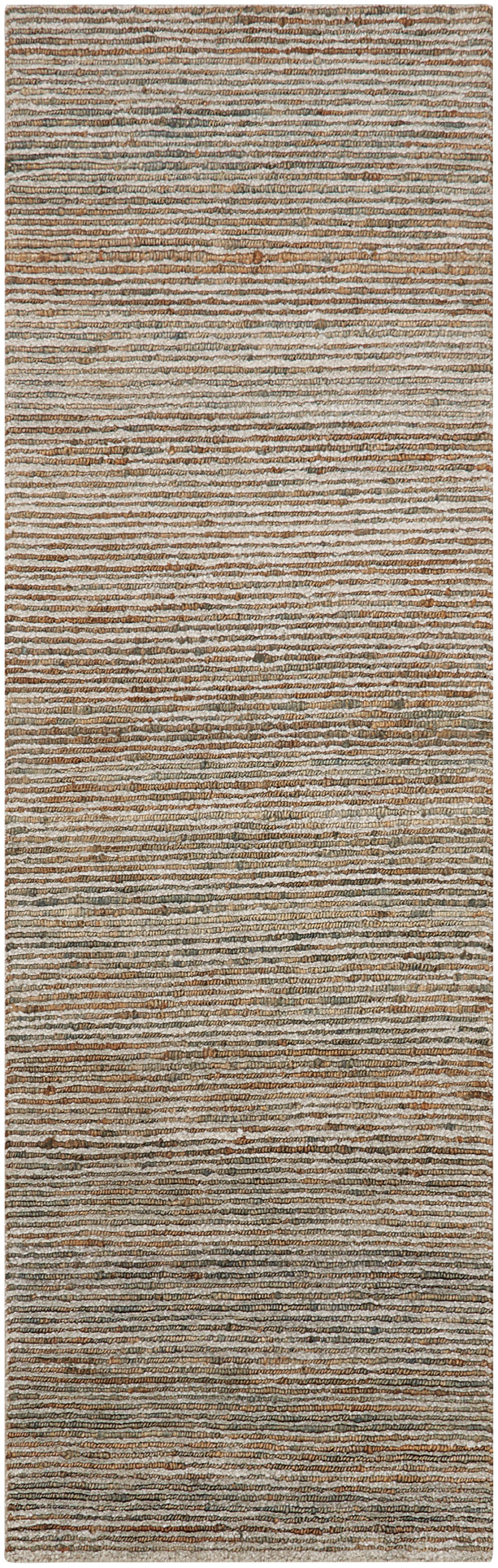 Calvin Klein Home Mesa 2'3" x 7'5" Hematite Modern Indoor Rug