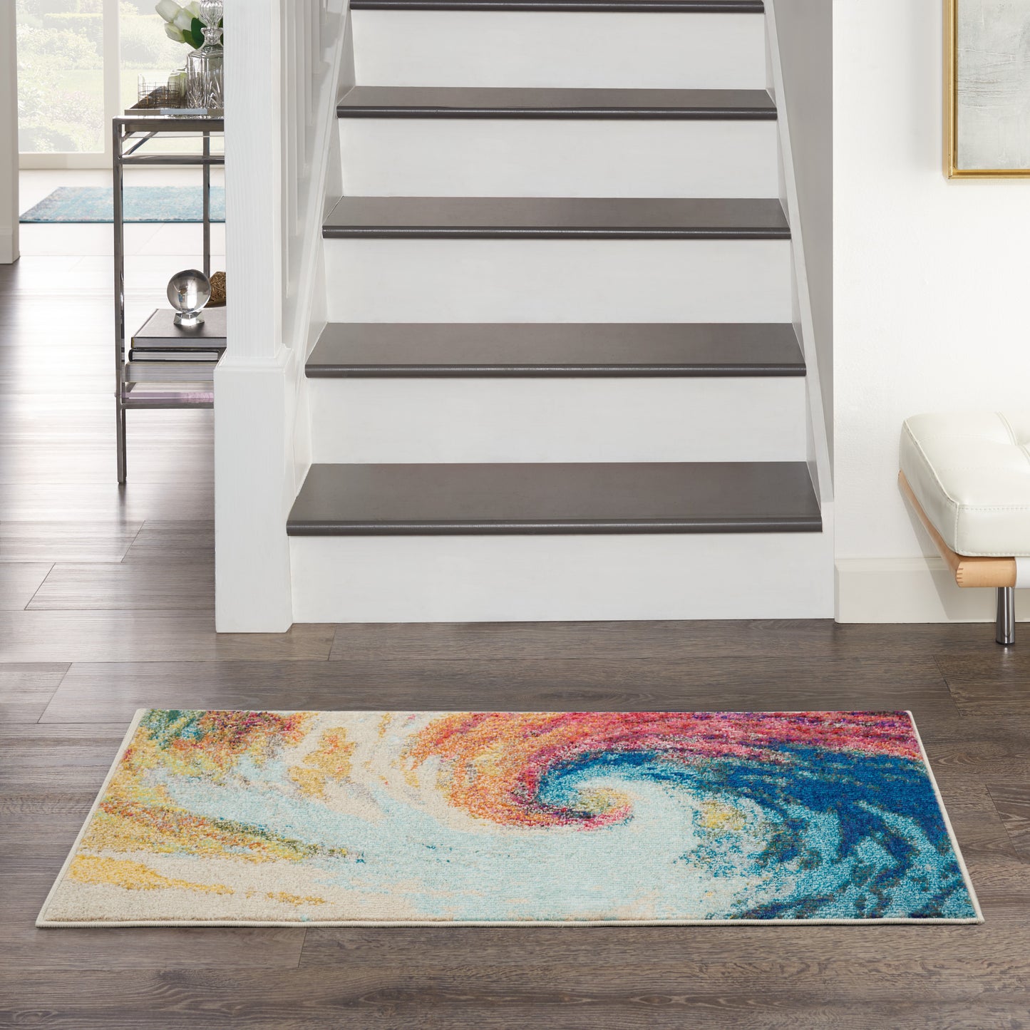 Nourison Celestial 2'2" x 3'9" Wave Modern Indoor Rug