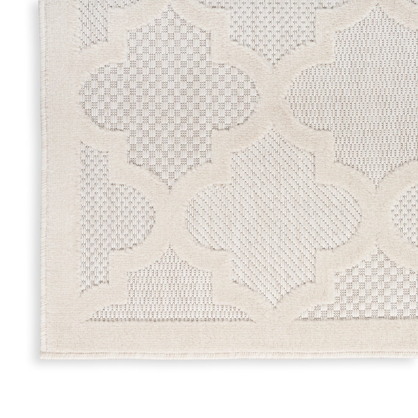 Nourison Easy Care 2' x 4' Ivory White Modern Rug