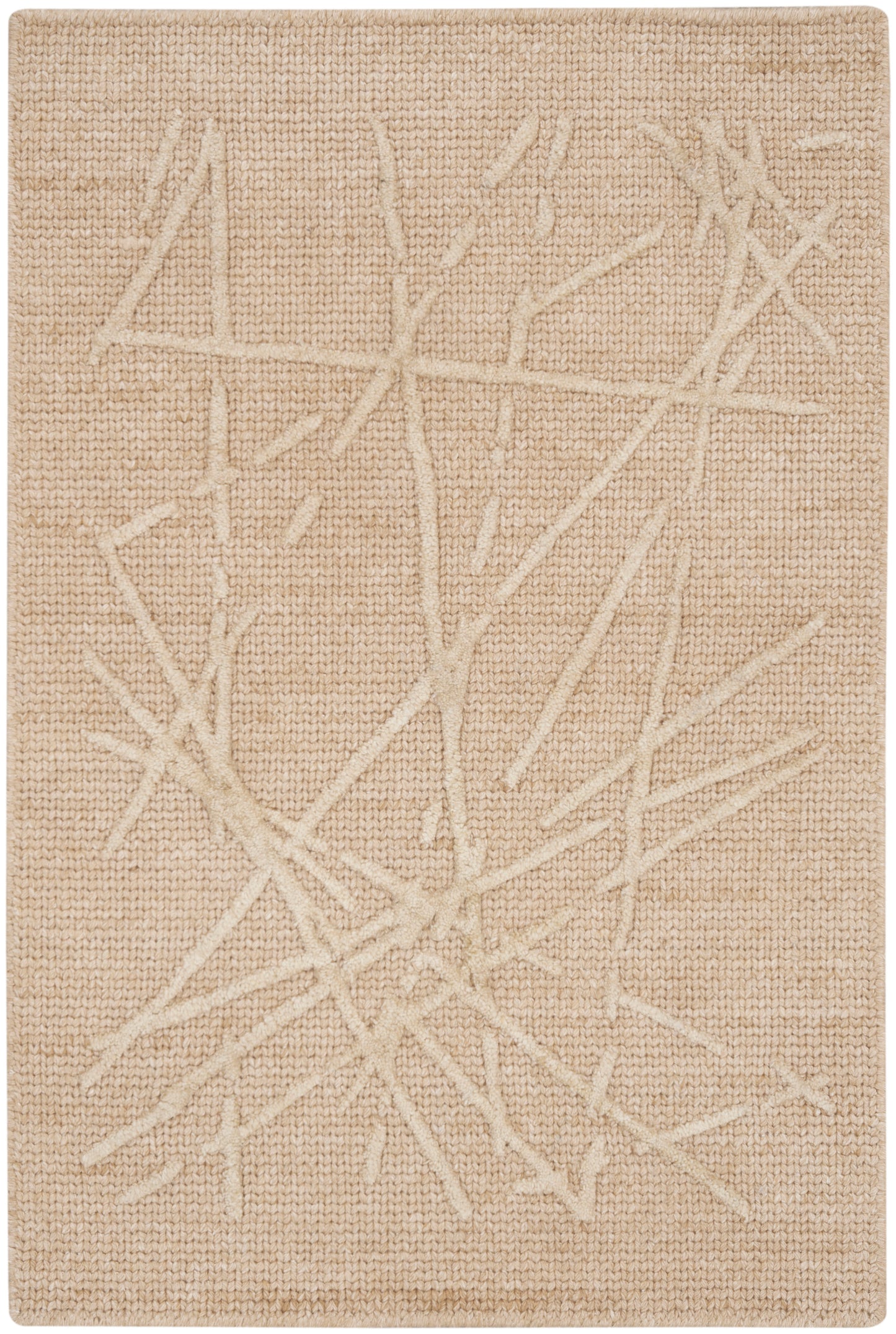 Calvin Klein CK044 Wander 2' x 3' Natural Modern Indoor Rug