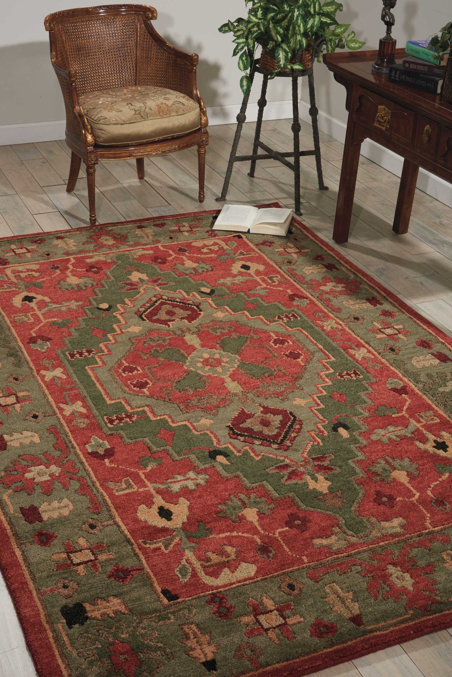 Nourison Tahoe 8'6" x 11'6" Rust Traditional Indoor Rug