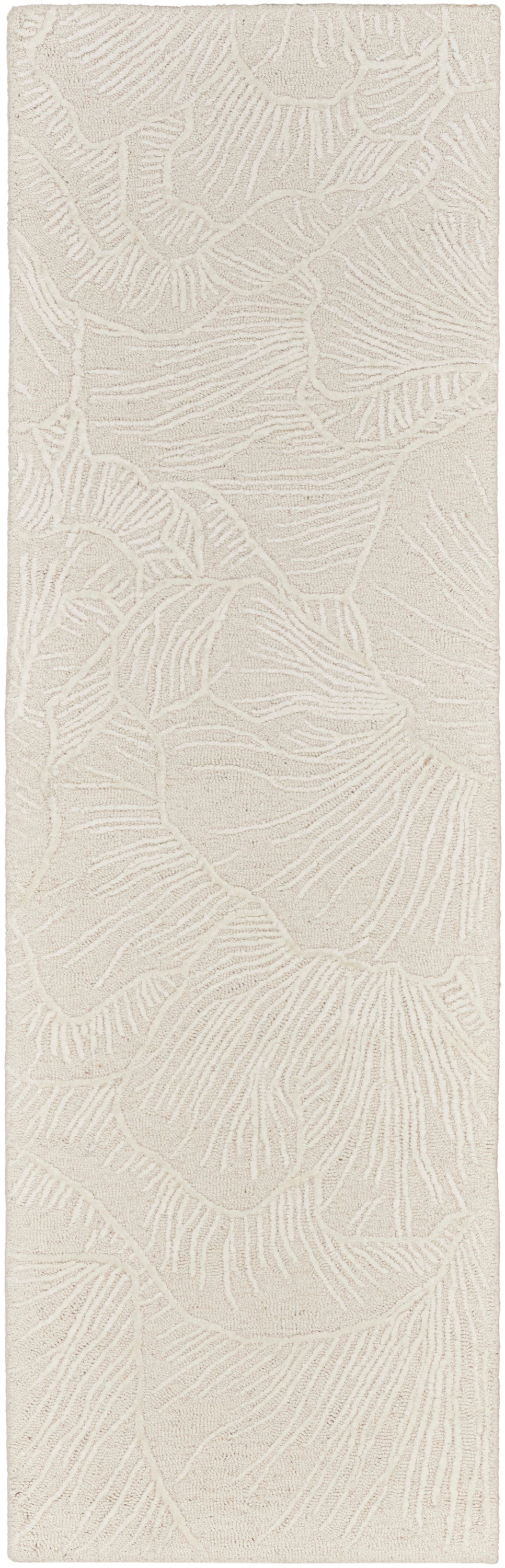 Nourison Avra 2'3" x 7'6" Ivory Modern Indoor Rug