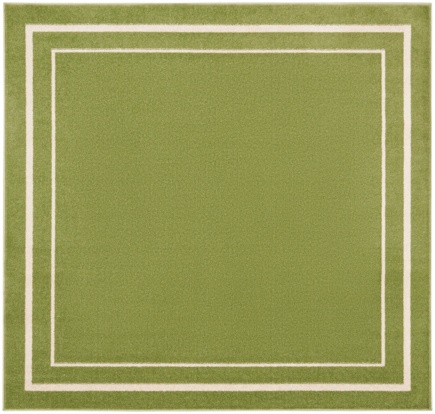 Nourison Nourison Essentials 5' x Square Green Ivory Contemporary Rug