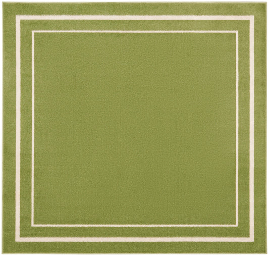 Nourison Nourison Essentials 5' x Square Green Ivory Contemporary Rug