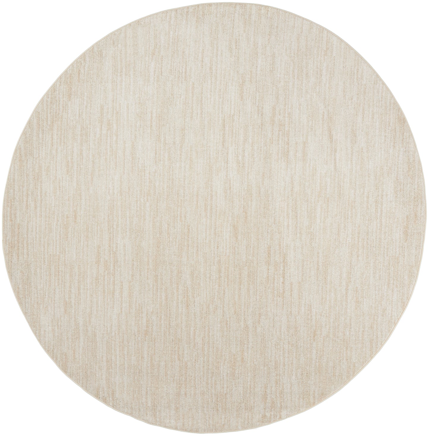 Nourison Nourison Essentials 8' x Round Ivory Beige Outdoor Rug