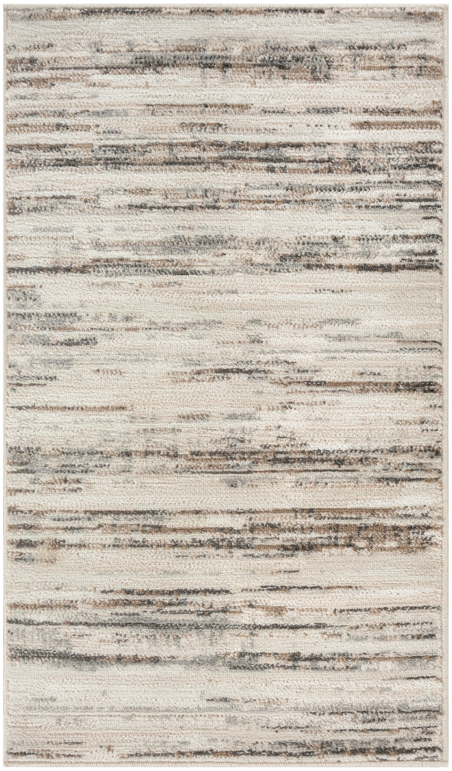 Nourison Serenity Home 2'2" x 3'9" Ivory Beige Modern Indoor Rug