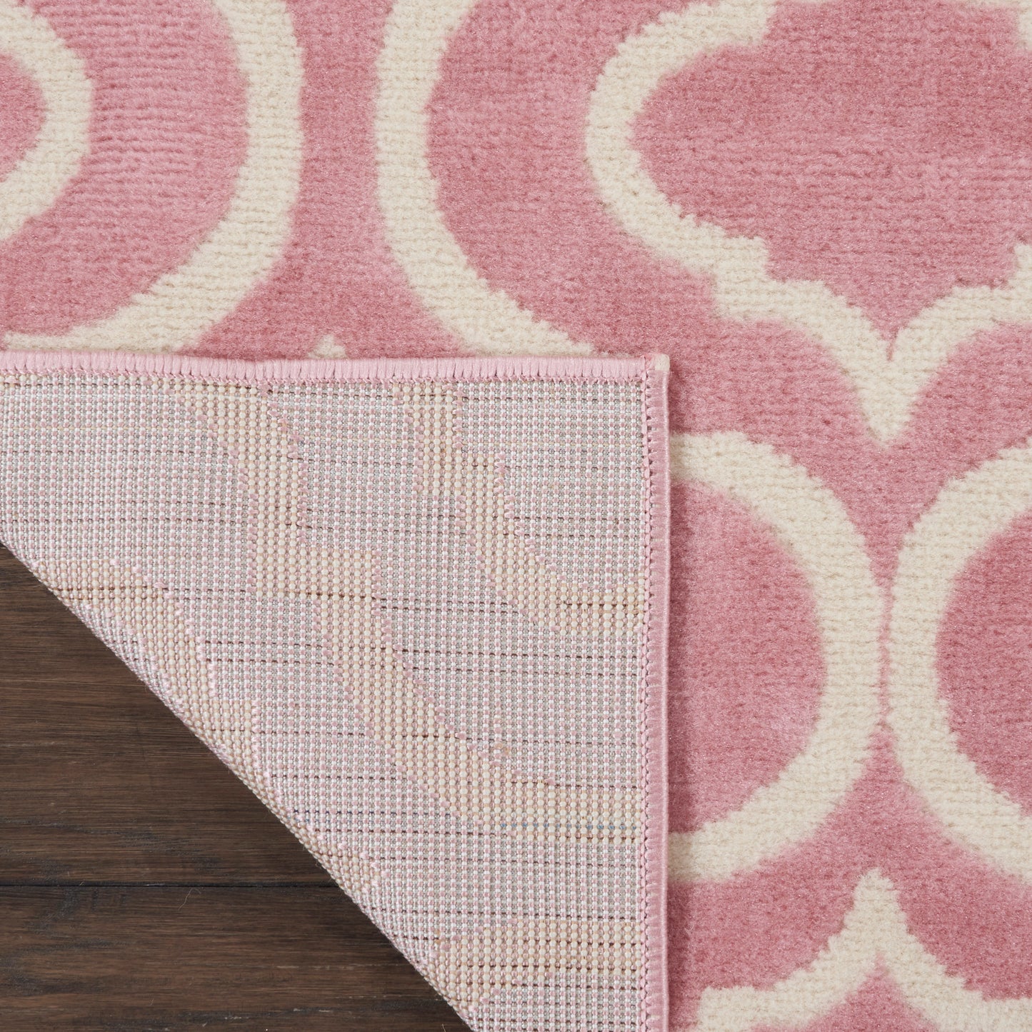 Nourison Jubilant 2'3" x 7'3" Pink Contemporary Indoor Rug