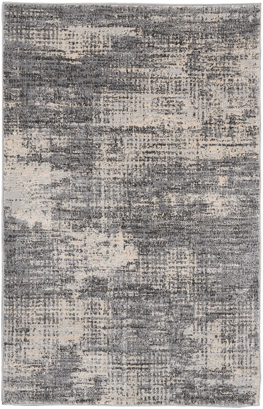 Calvin Klein CK950 Rush 3'2" x 5' Grey Beige Modern Indoor Rug