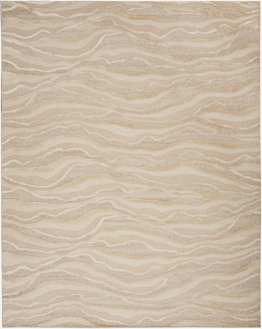 Nourison Divine 9'9" x 13'9" Saddle Modern Indoor Rug