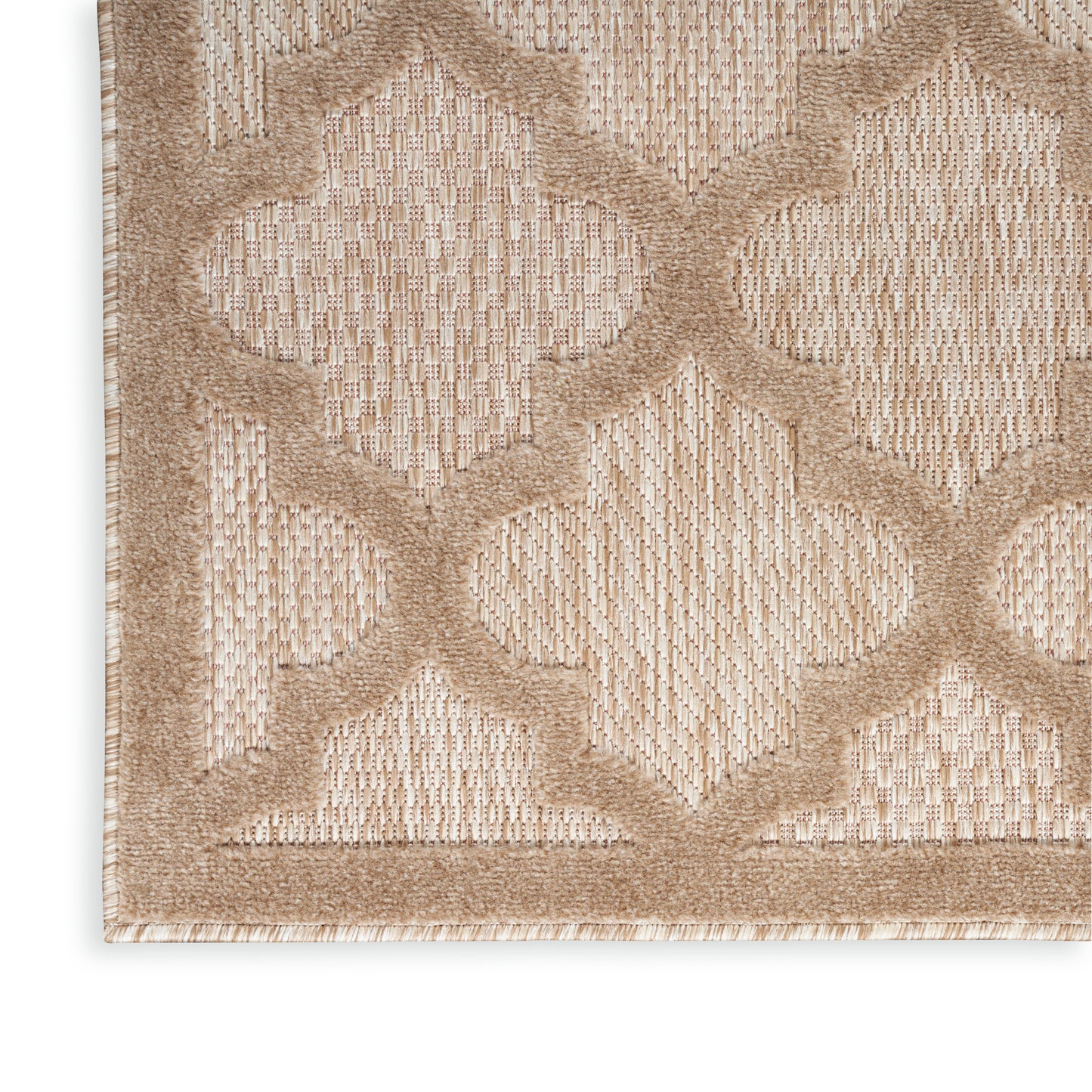 Nourison Easy Care 2' x 4' Natural Beige Modern Rug