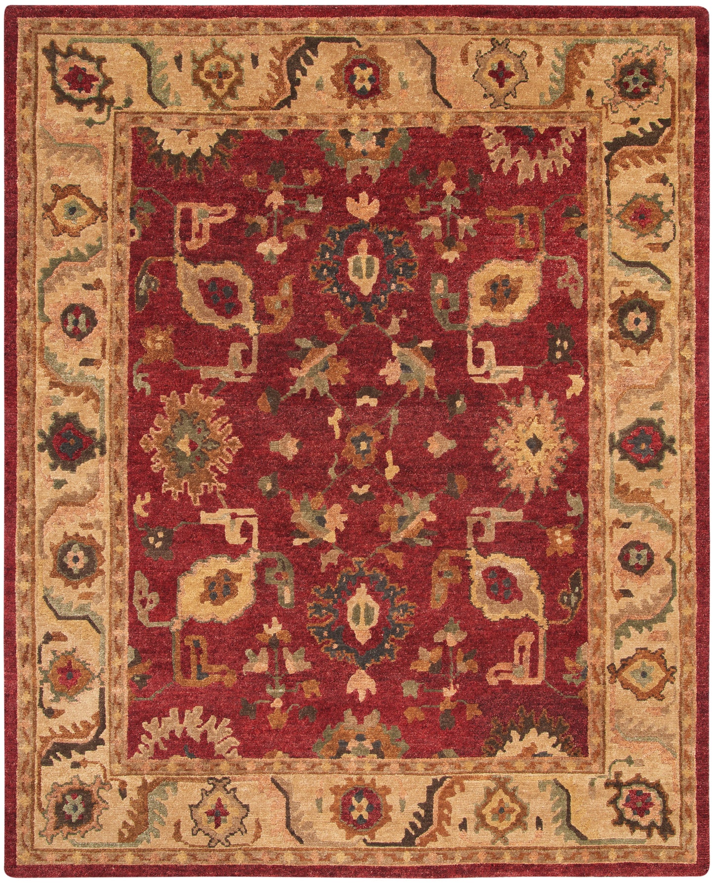 Nourison Tahoe 7'9" x 9'9" Red Traditional Indoor Rug