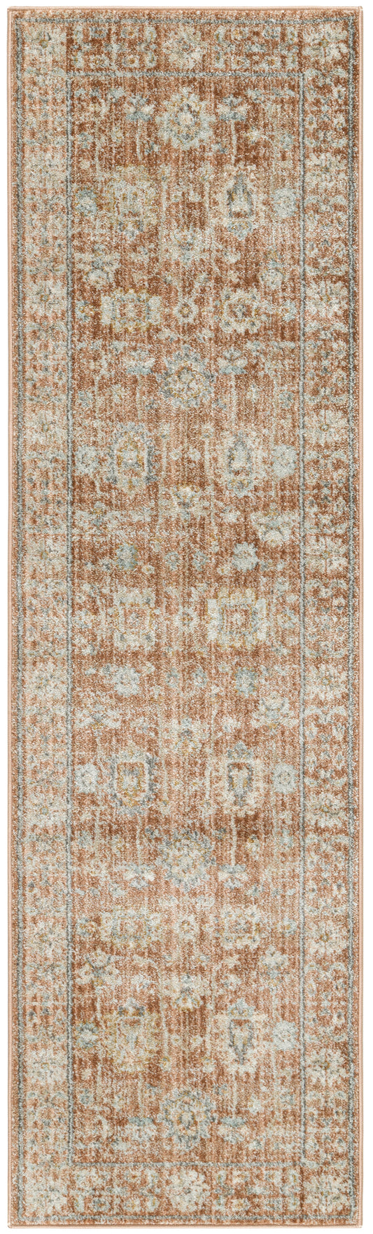 Nourison Traditional Home 2'3" x 8' Terracotta Vintage Indoor Rug