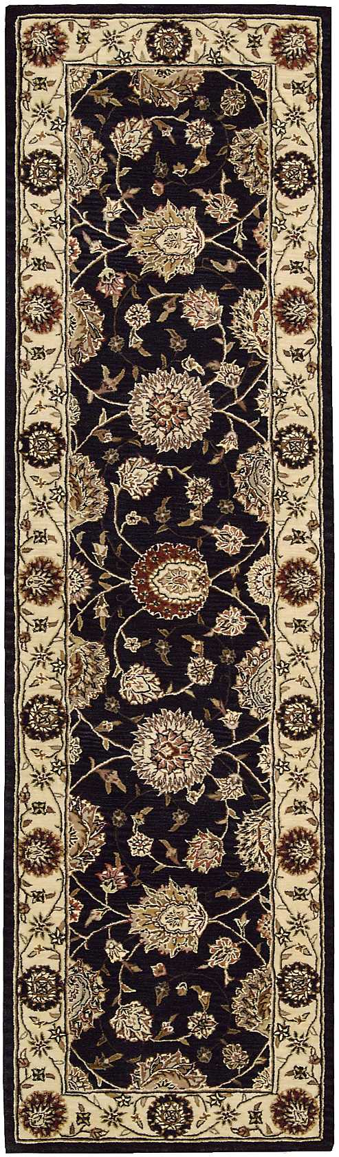 Nourison Nourison 2000 2'3" x 8' Midnight Traditional Indoor Rug