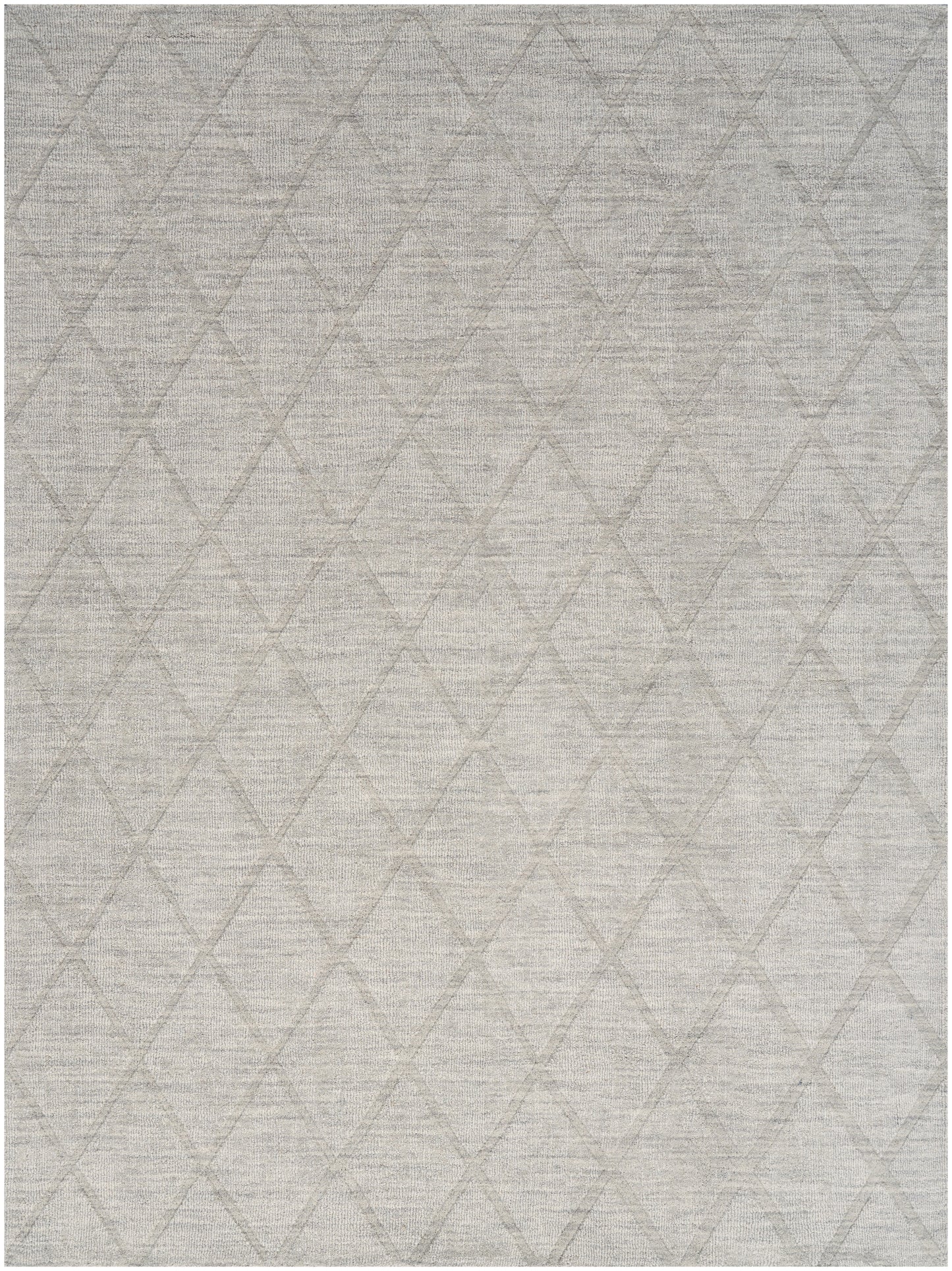 Nourison Wool Haven 5'3" x 7'3" Grey Modern Indoor Rug