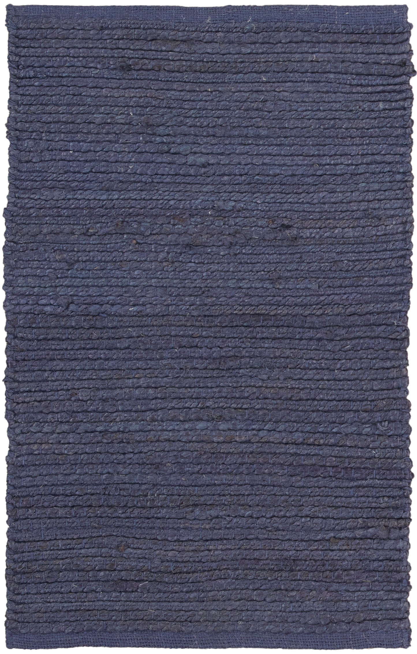 Nourison Natural Jute 2' x 3' Navy Farmhouse Indoor Rug