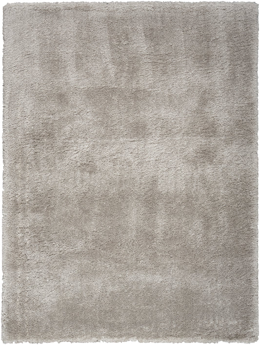 Nourison Dreamy Shag 5'3" x 7'3" Silver Shag Indoor Rug