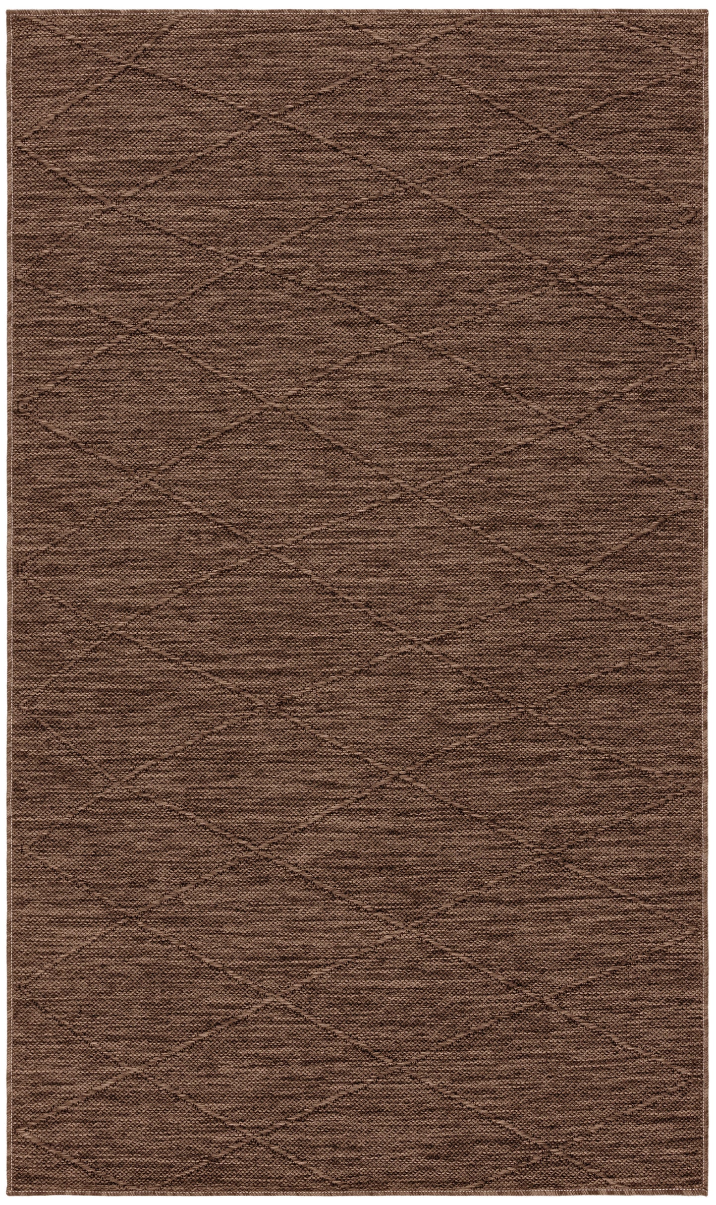 Nourison Washable Solutions 3' x 5' Mocha Modern Rug