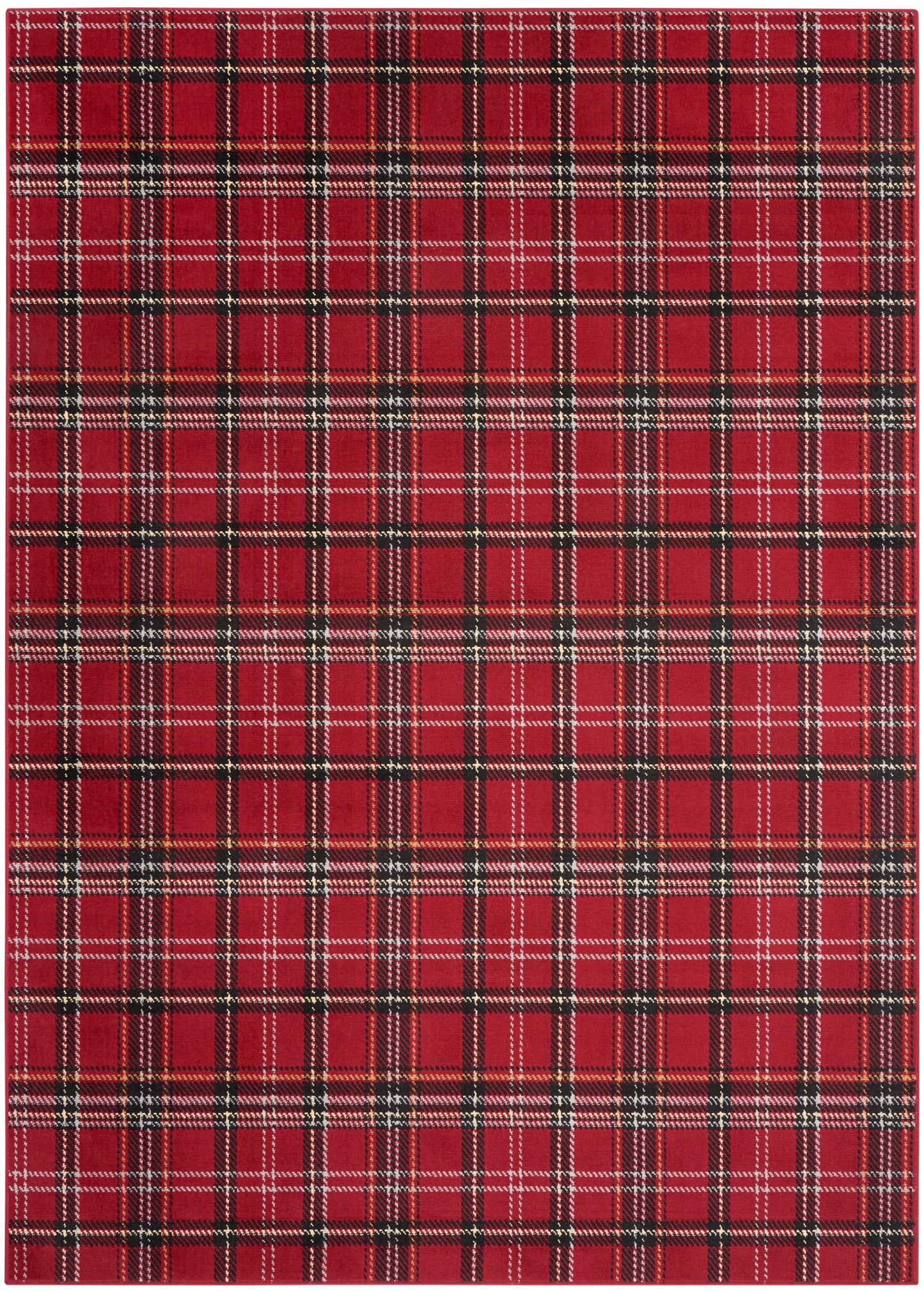 Nourison Grafix 6' x 9' Red Rustic Indoor Rug