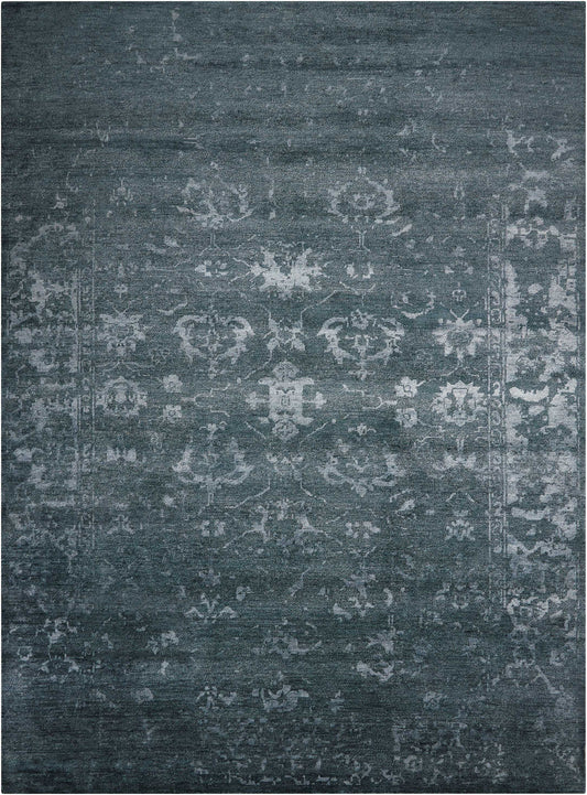 Nourison Silk Shadows 8'6" x 11'6" Blue Stone Vintage Indoor Rug