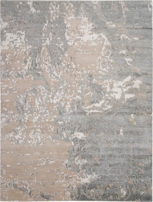 Nourison Silk Shadows 5'6" x 7'5" Sand Modern Indoor Rug