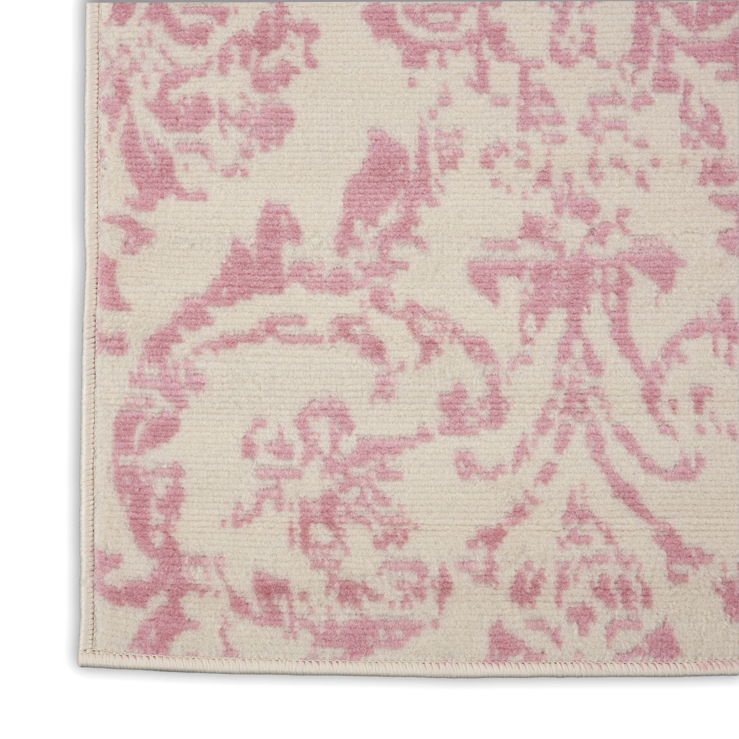 Nourison Jubilant 2'3" x 7'3" Ivory Pink Vintage Indoor Rug