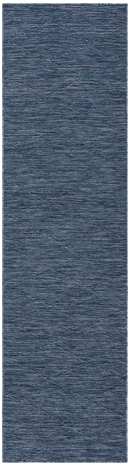 Nourison Washable Solutions 2'2" x 8' Navy Blue Modern Rug