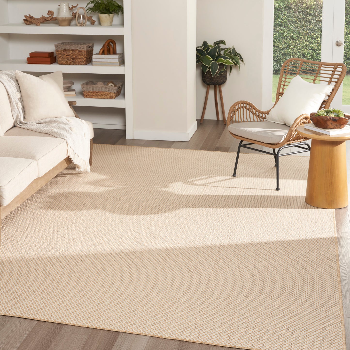 Nourison Courtyard 10' x 14' Natural Modern Rug