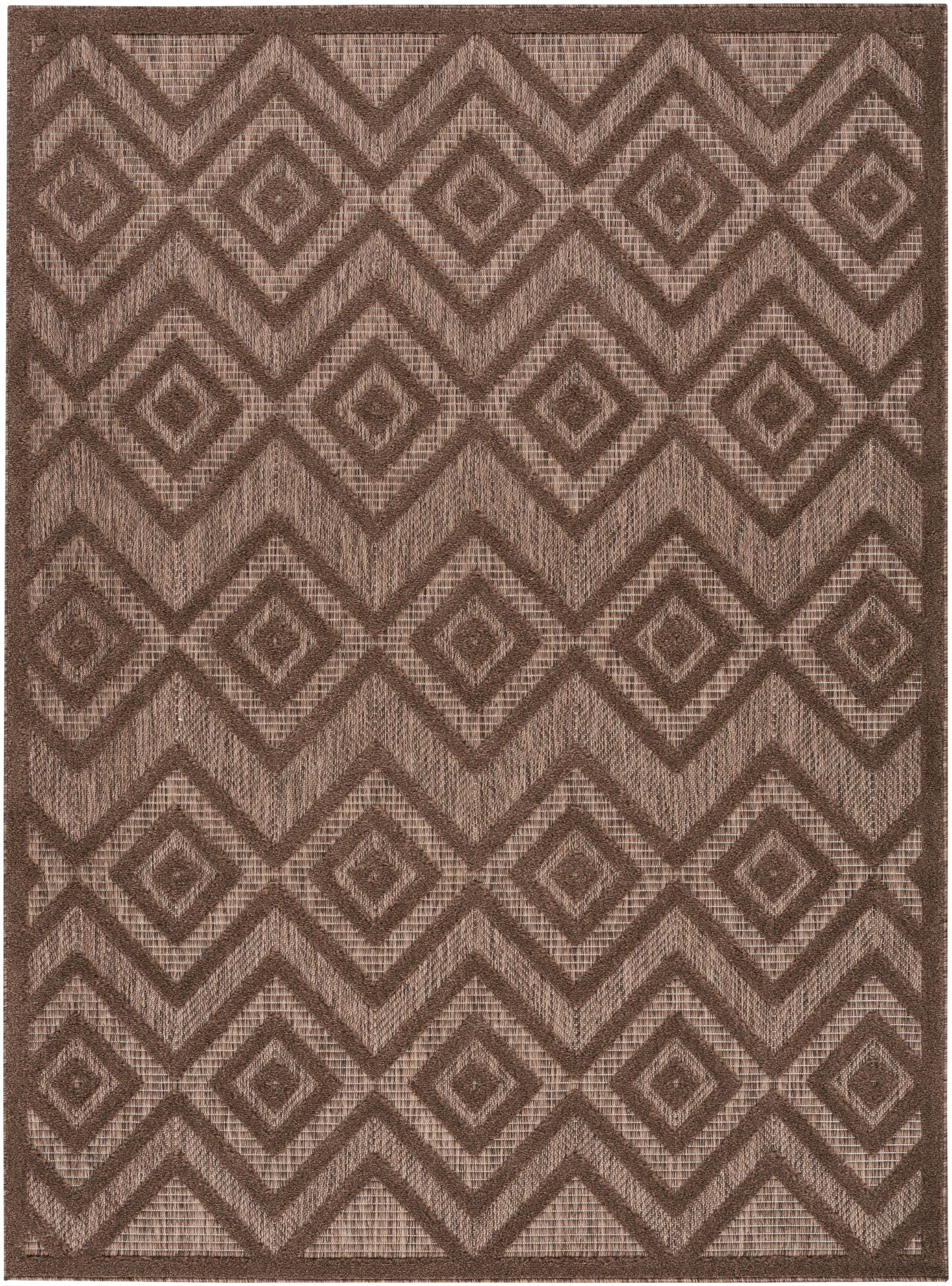 Nourison Versatile 5' x 7' Brown Modern Rug