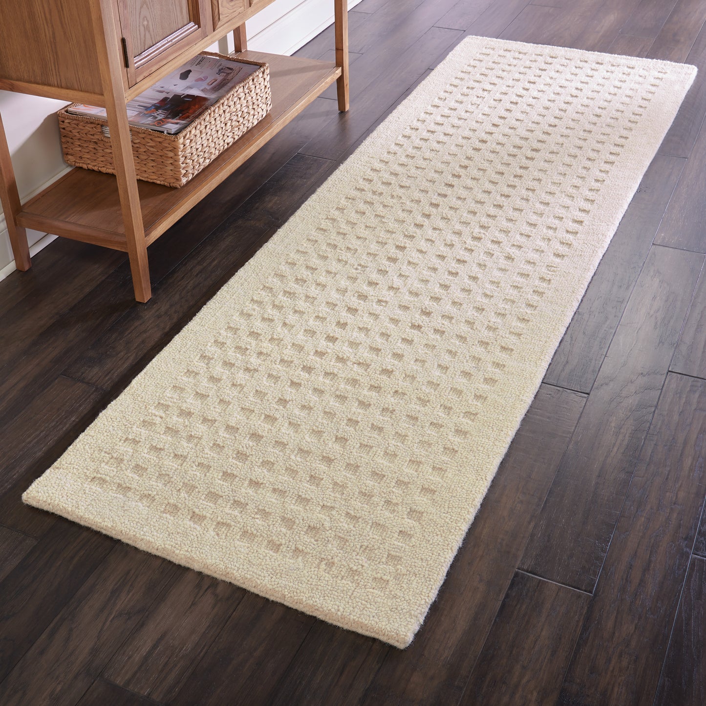 Nourison Marana 2'3" x 8' Ivory Contemporary Indoor Rug