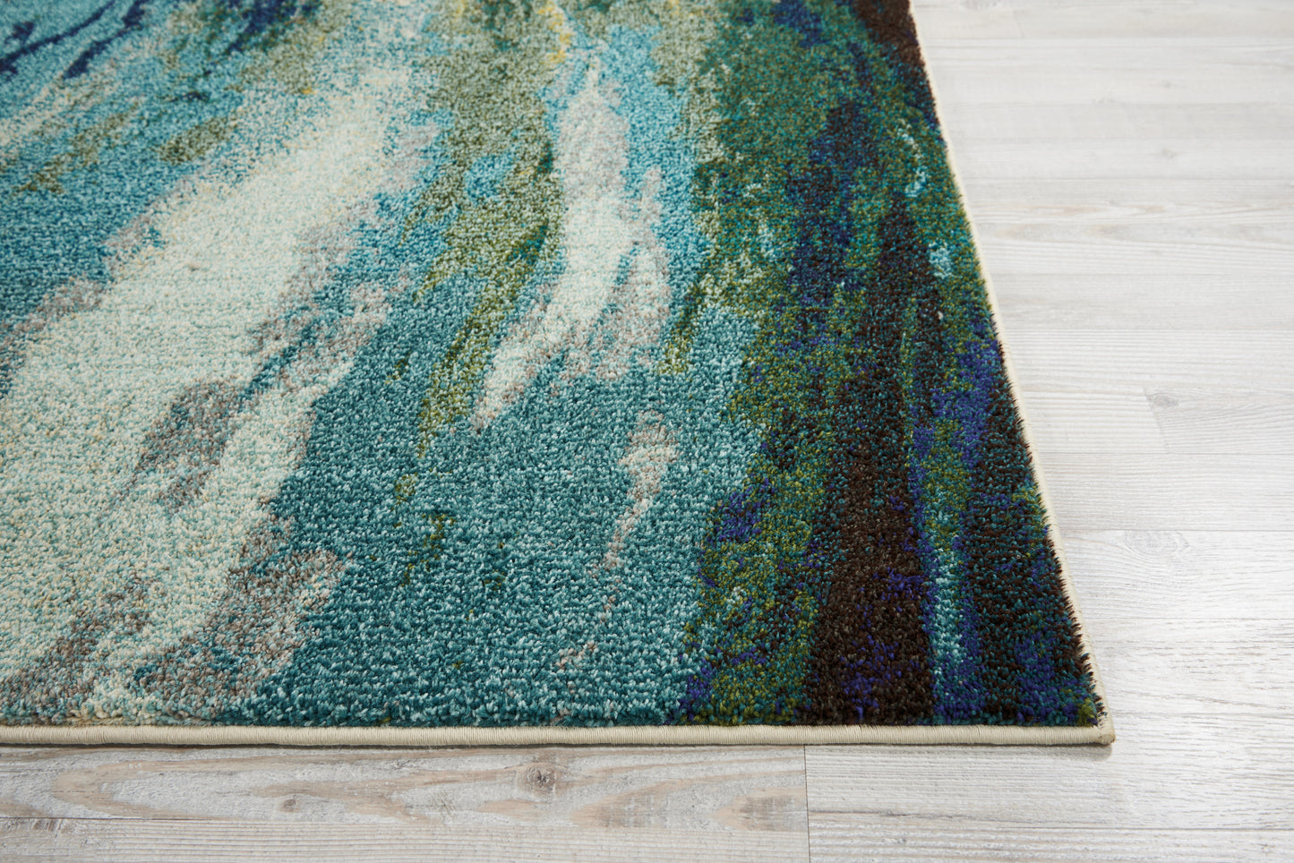 Nourison Celestial 7'10" x 10'6" Wave Modern Indoor Rug