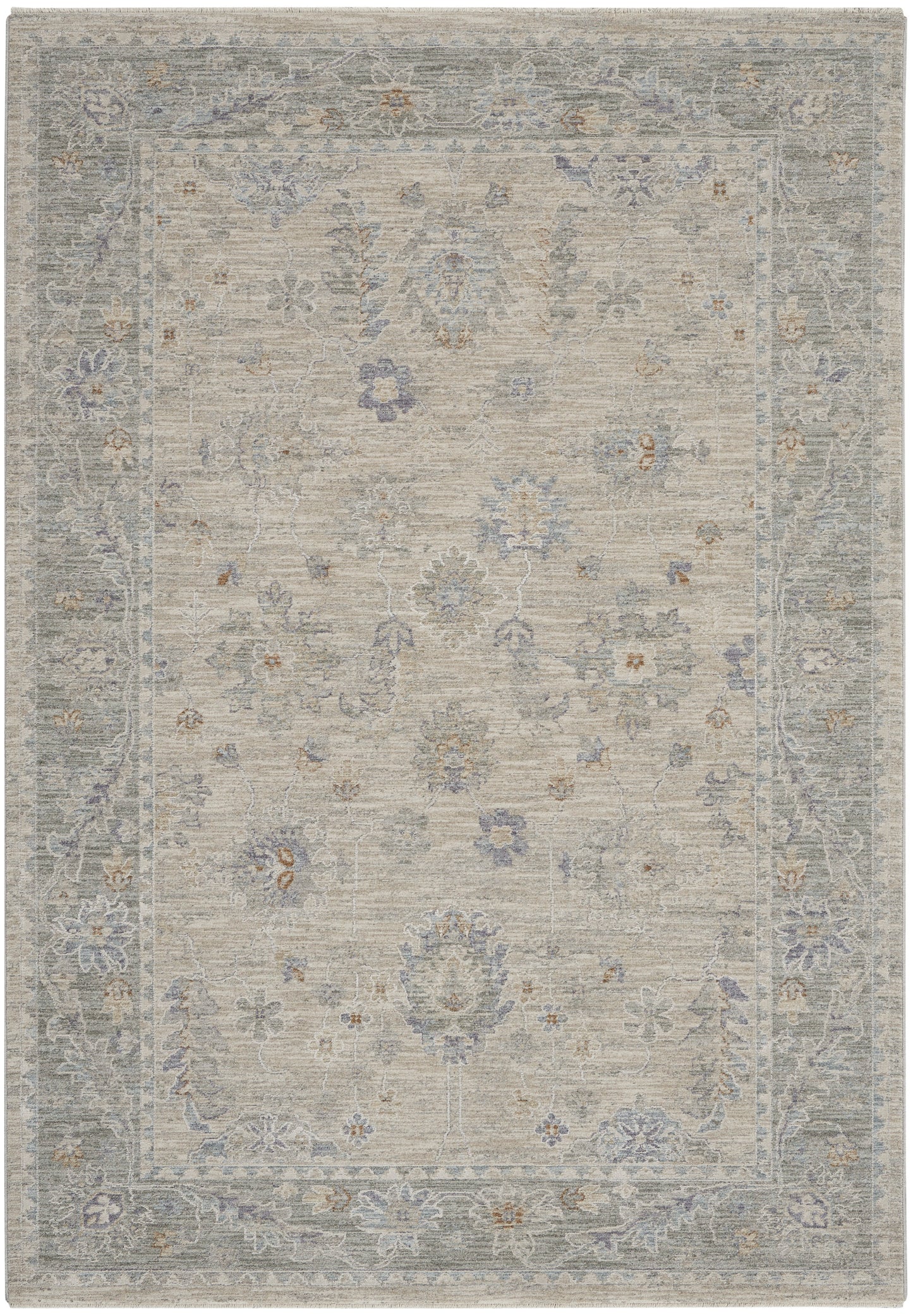 Nourison Infinite 5'3" x 7'8" Lt Grey Vintage Indoor Rug