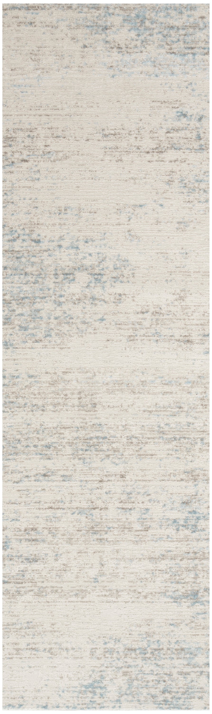 Calvin Klein Captivating 2'3" x 7'3" Cream Blue Modern Indoor Rug