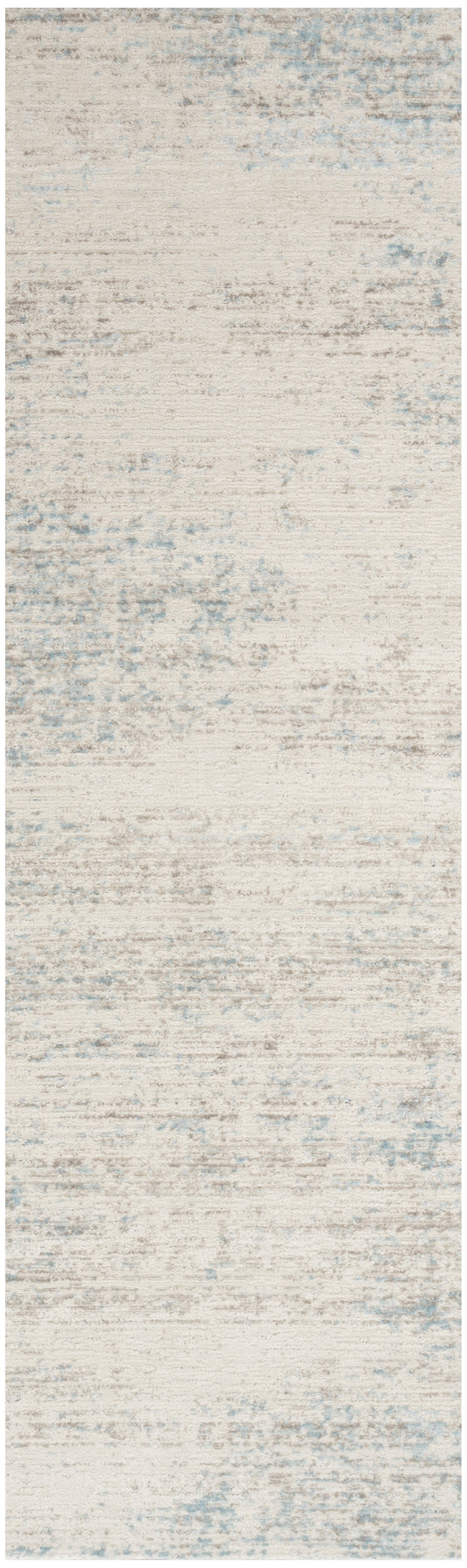 Calvin Klein Captivating 2'3" x 7'3" Cream Blue Modern Indoor Rug