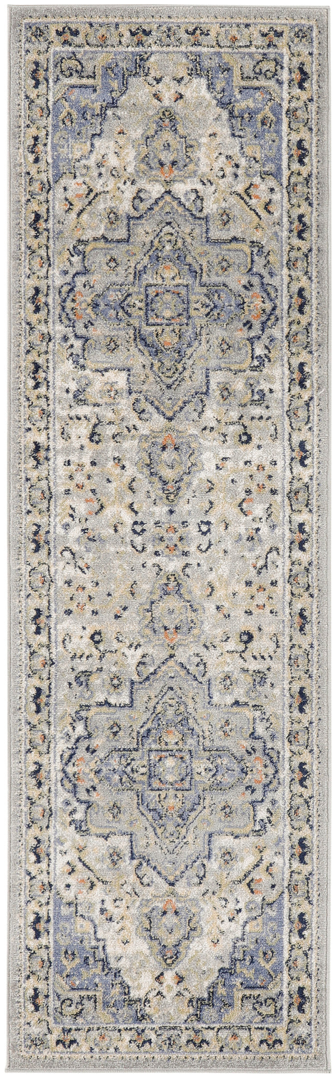 Nourison Nourison Essentials Persian 2' x 6' Blue Vintage Rug