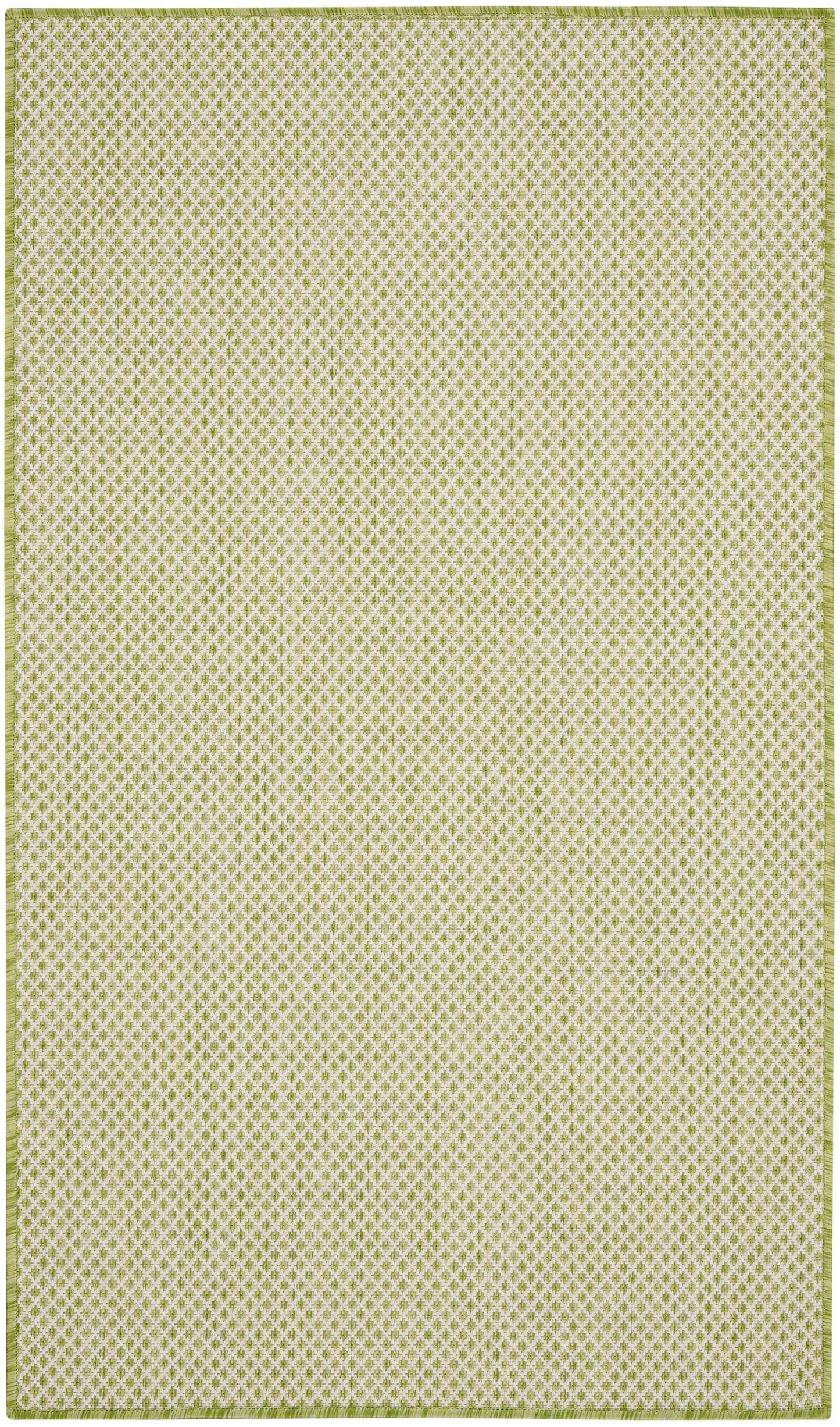 Nourison Courtyard 3' x 5' Ivory Green Modern Rug