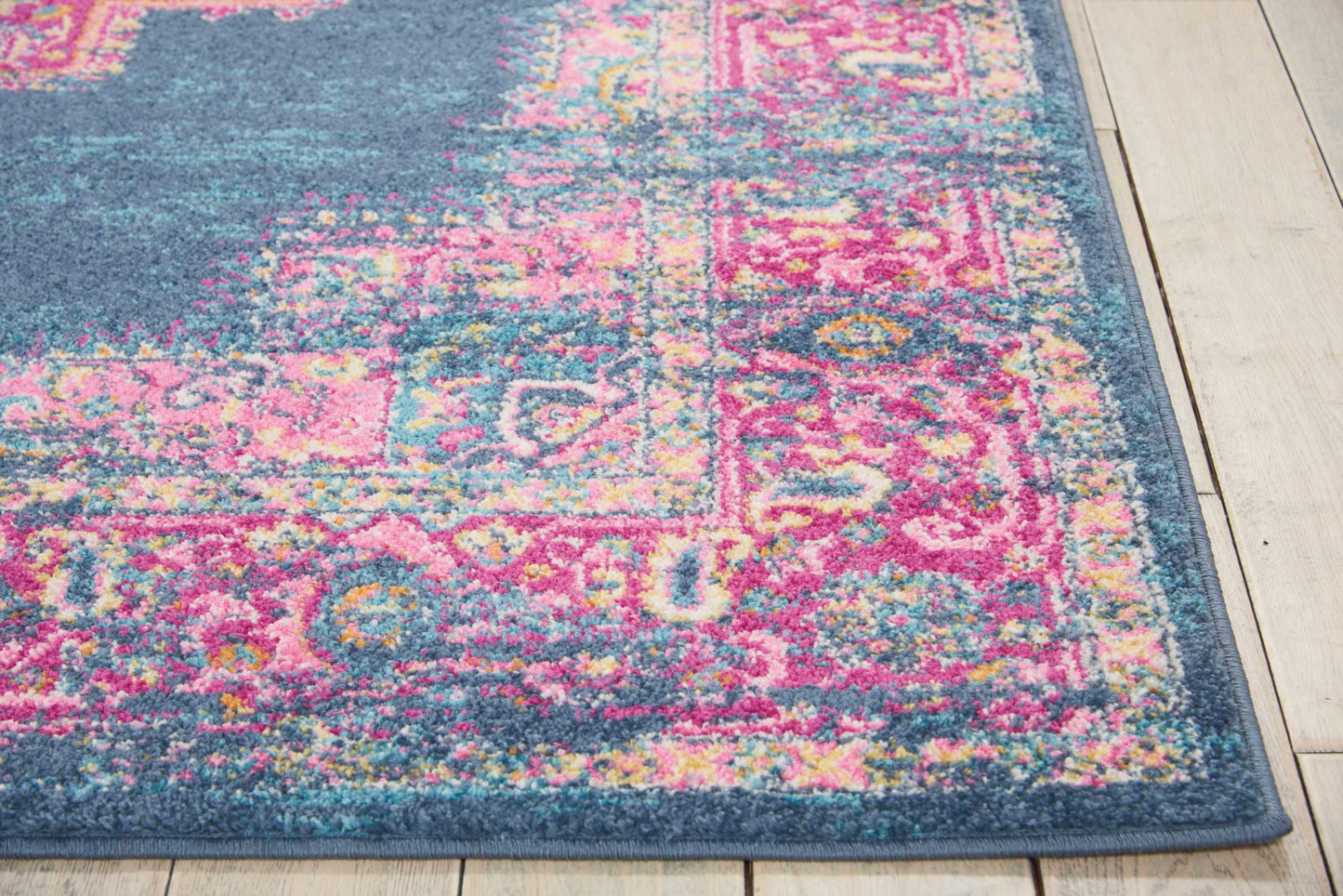 Nourison Passion 5'3" x 7'3" Blue Bohemian Indoor Rug