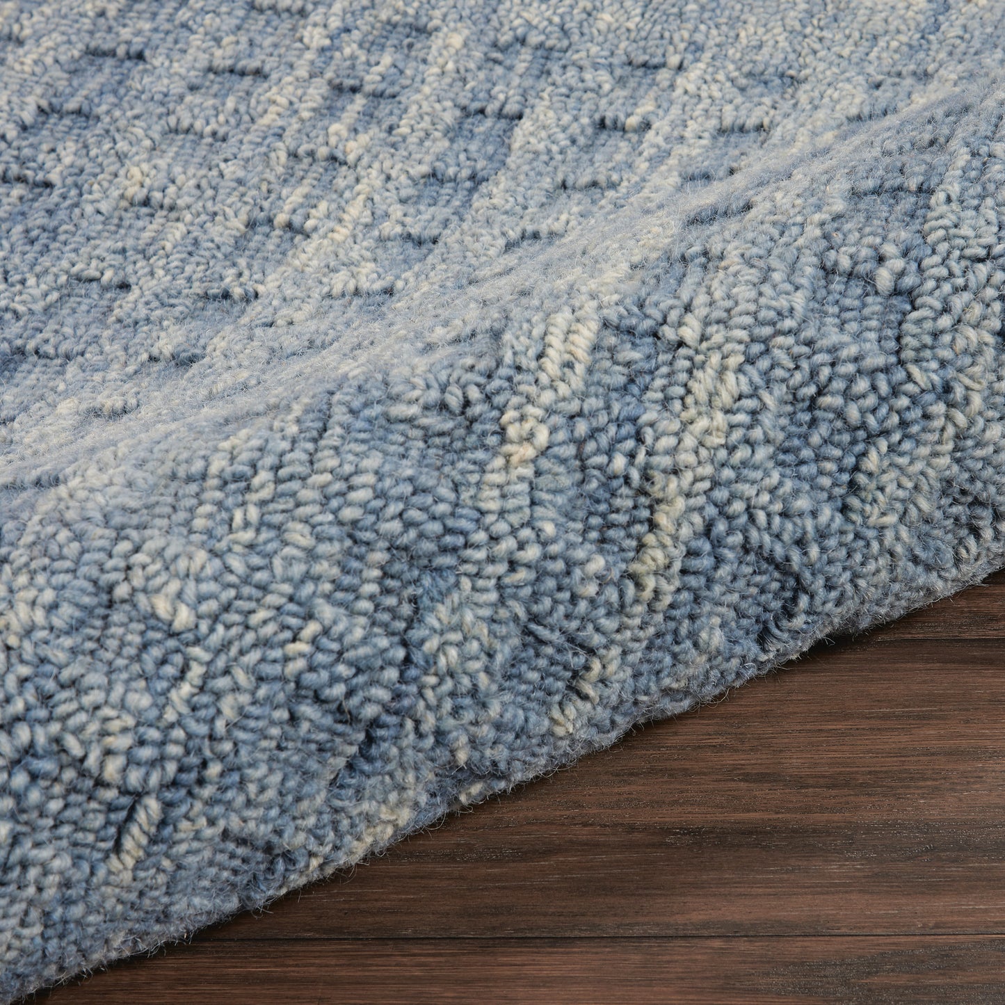 Nourison Marana 2'3" x 8' Denim Contemporary Indoor Rug