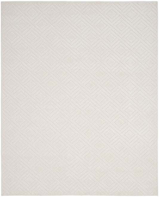 Nourison Care Free 7'10" x 9'10" Ivory Modern Indoor Rug