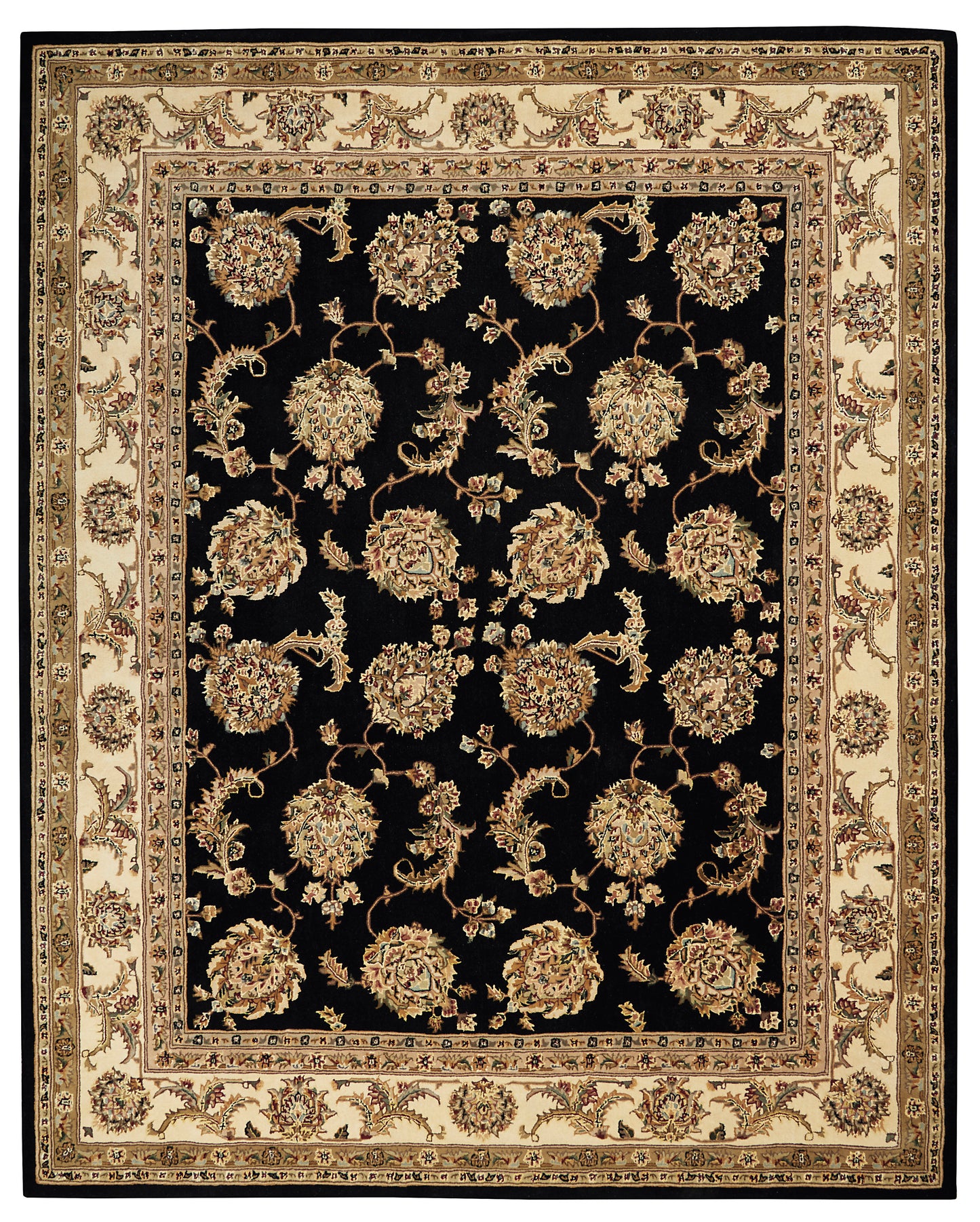 Nourison Nourison 2000 9'9" x 13'9" Black Traditional Indoor Rug