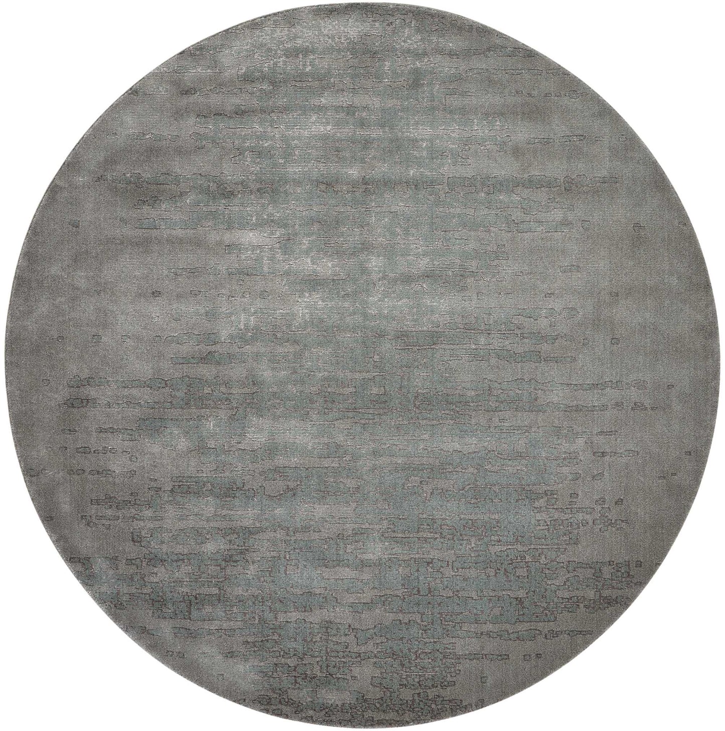 Nourison Twilight 8' x Round Seafoam Modern Indoor Rug