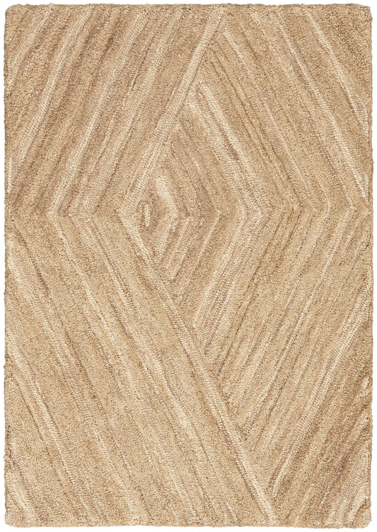 Nourison Graceful 5'3" x 7'3" Taupe Modern Indoor Rug