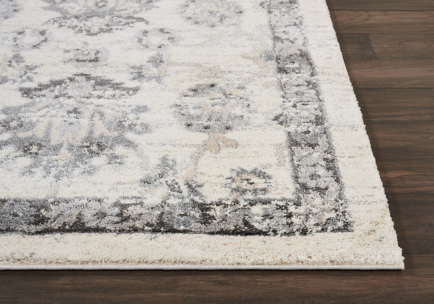 Nourison Fusion 9'6" x 13' Cream Grey Vintage Indoor Rug