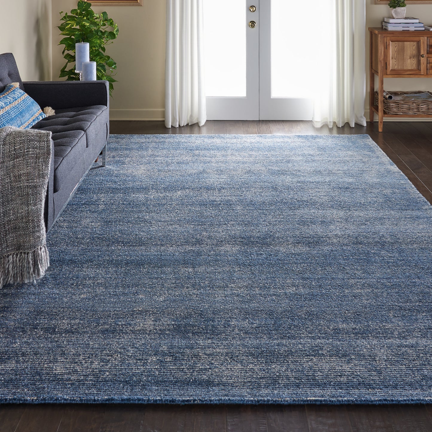 Nourison Weston 8' x 10'6" Aegean Blue Modern Indoor Rug