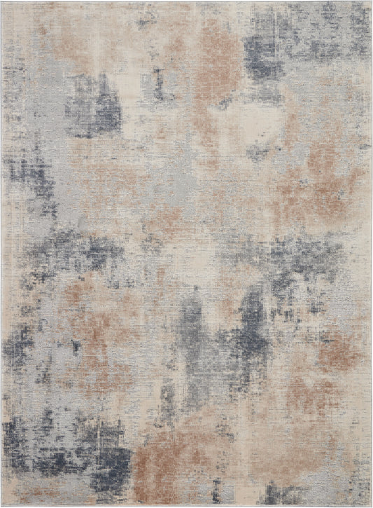 Nourison Rustic Textures 9'3" x 12'9" Beige Grey Modern Indoor Rug