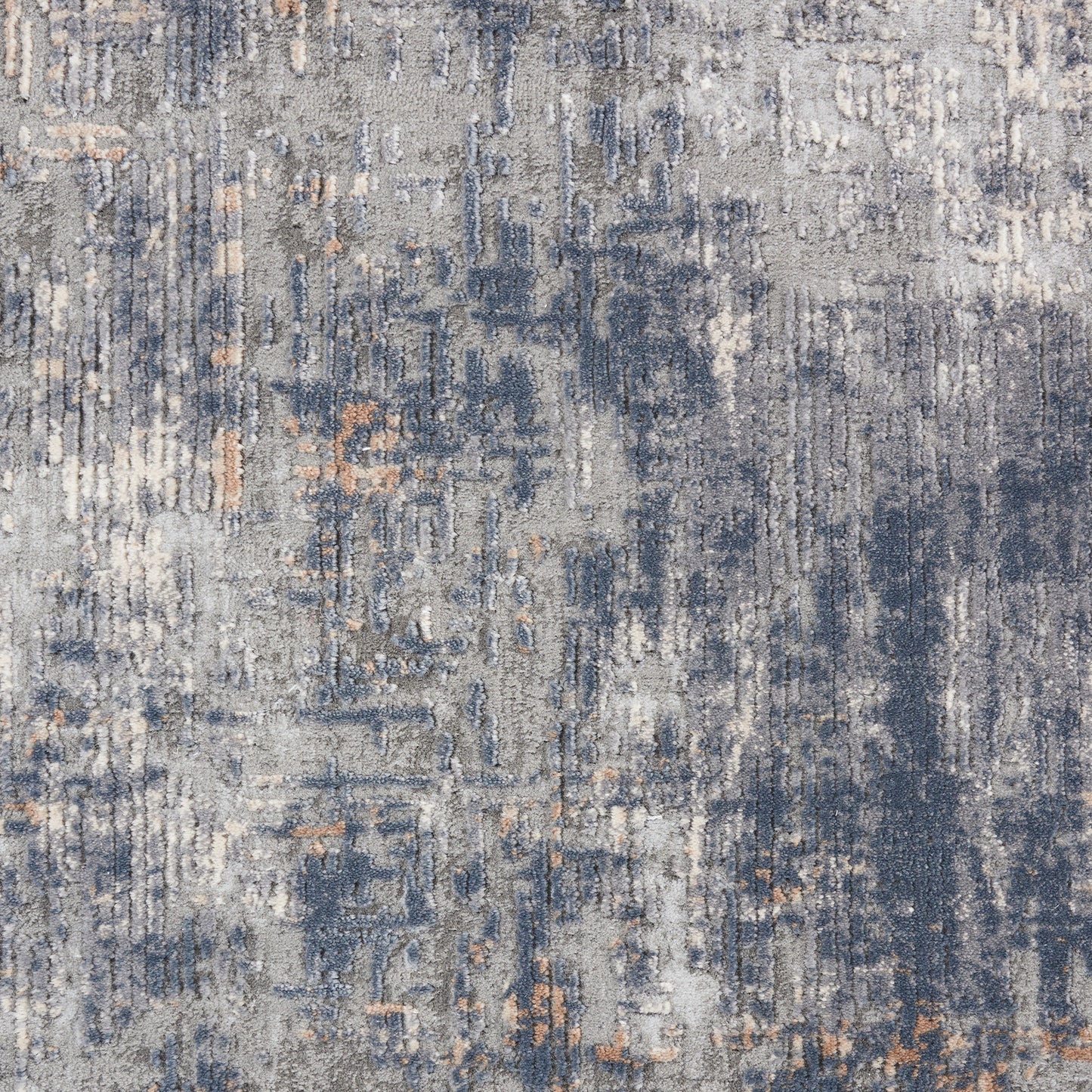 Nourison Rustic Textures 5'3" x 7'3" Grey Beige Modern Indoor Rug