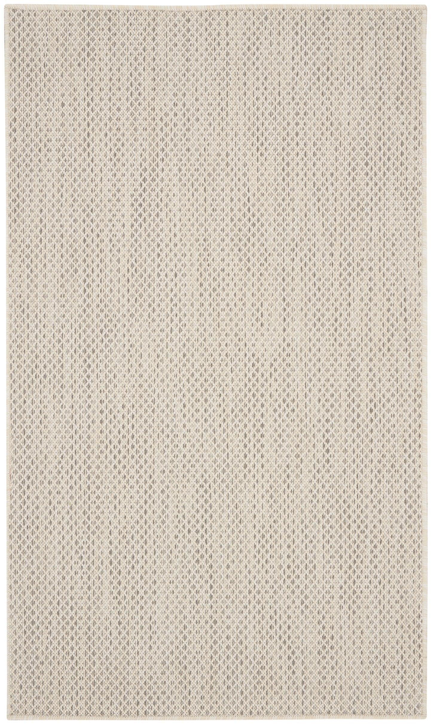 Nourison Courtyard 3' x 5' Ivory Silver Modern Rug